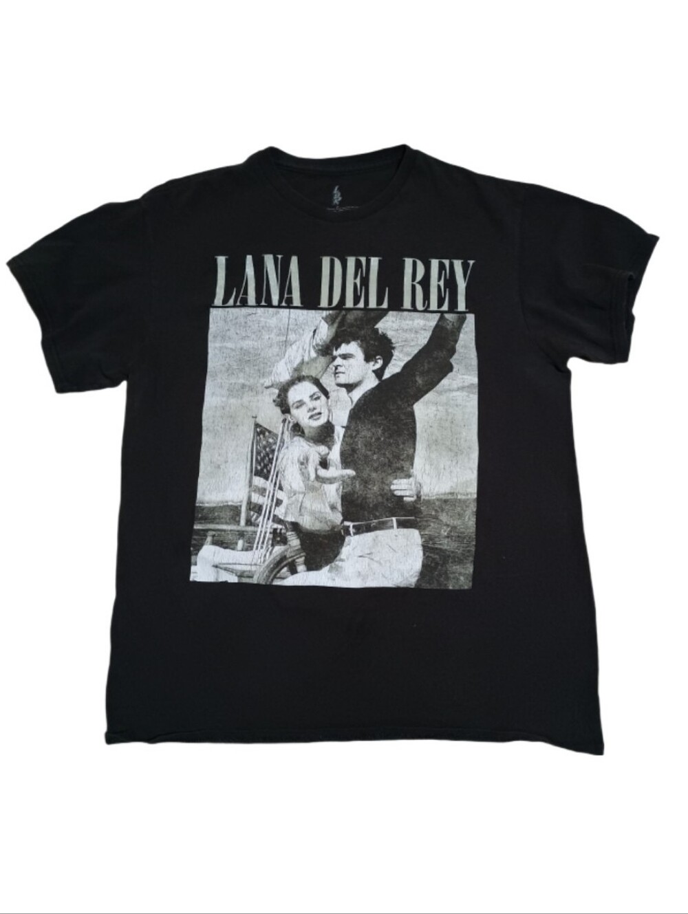 Lana Del Rey Black Short-Sleeve Graphic Tee - Men